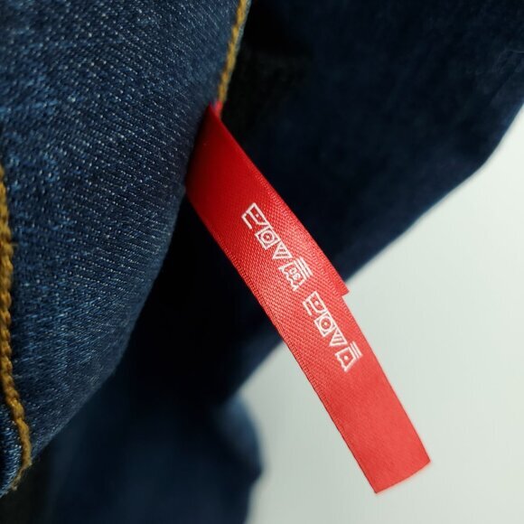 SPANX Pull-On Flare Jeans L Midnight Shade Blue - Picture 14 of 14